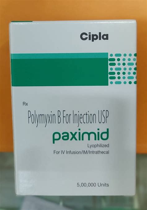 Poly B 500000IU Injection At Rs 1950 Box Polymyxin B Sulfate