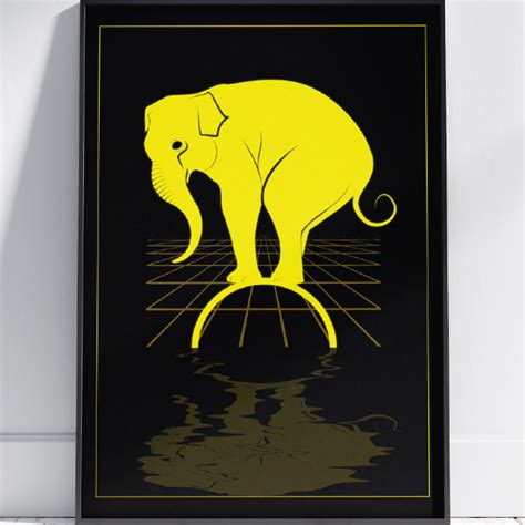 Golden Reflections Elephant Wall Art Canvas Painting By Sta Inspire Uplift