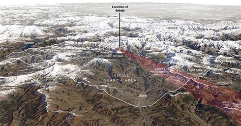 New York Times Map Of The Germanwings Crash This Perspective Lets Us Appreciate The Geography