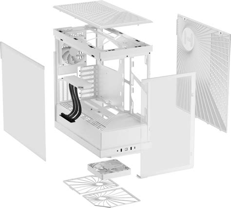 HYTE Y40 Modern Aesthetic Panoramic Tempered Glass Mid Tower ATX