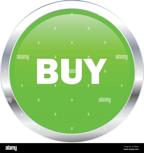 buy button  green  silver buy icon  green trading button icon