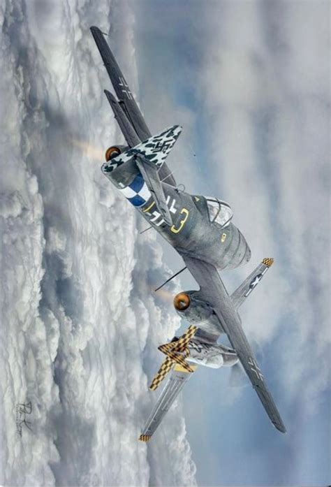 WWII Fighter Planes In Action