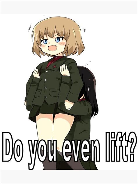 Katyusha Girls Und Panzer Meme Poster For Sale By 1zaners Redbubble