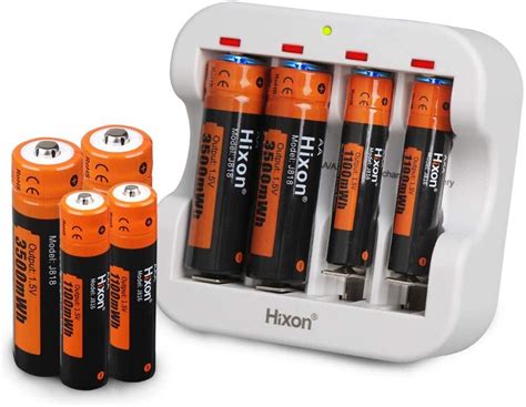 8PCS AA AAA Rechargeable Li Ion Batteries 1 5V 3500mWh And USB Charger