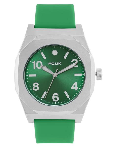 Fcuk Green Dial Analog Watch For Mens Fk0012f Jiomart