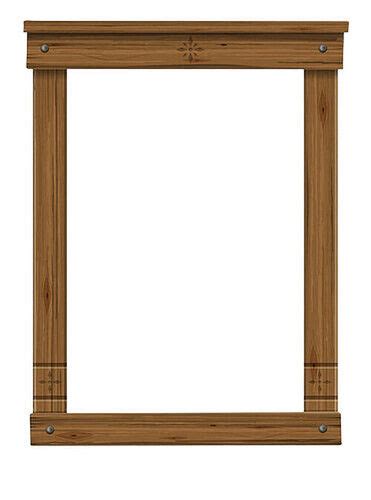 Termite Resistant Rectangular Shape Wooden Window Frame With Polished