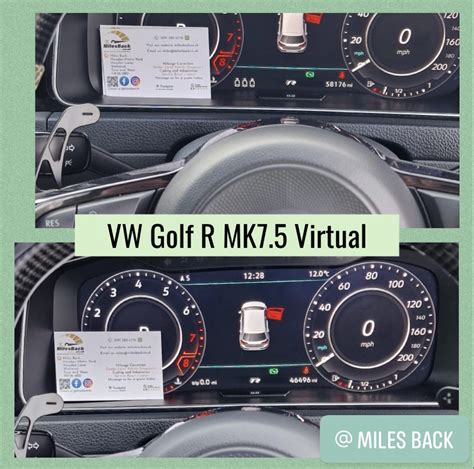 Volkswagen Golf R Mk Mileage Correction By Post Mileage Correction