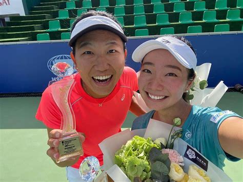 小堀桃子さんのインスタグラム写真 小堀桃子instagram「 60000 Nur Sultan、ダブルス準優勝🥈👭