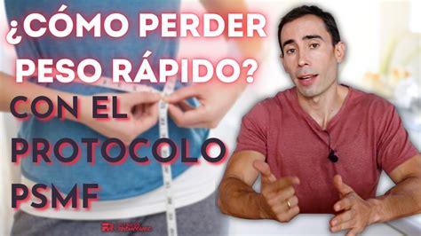 Cómo perder peso rápido Con el protocolo PSMF ejemplos YouTube