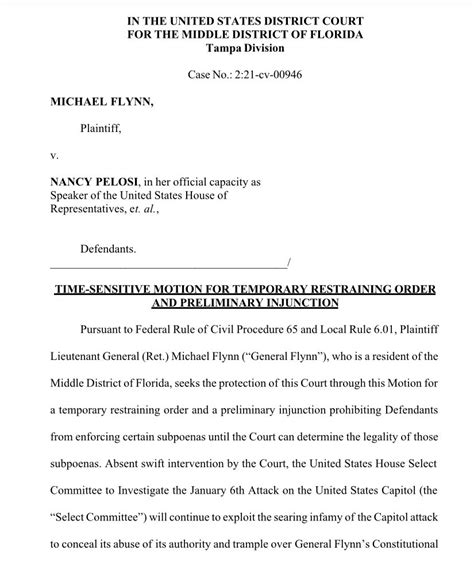 Ron Filipkowski On Twitter Michael Flynn This Morning Filed For A