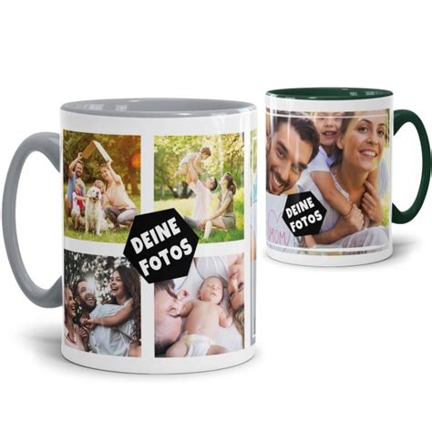 Tasse Mit Fotocollage Verschiedene Designs Tassendruck