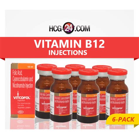 B12 Vitamin Shots 6 Bottles 60ml Incl Supplies