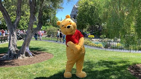 Photos Video Pooh Tigger Eeyore And Alice Greeting Guests At New