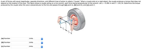 Solved A Pair Of Forces With Equal Magnitudes Opposite