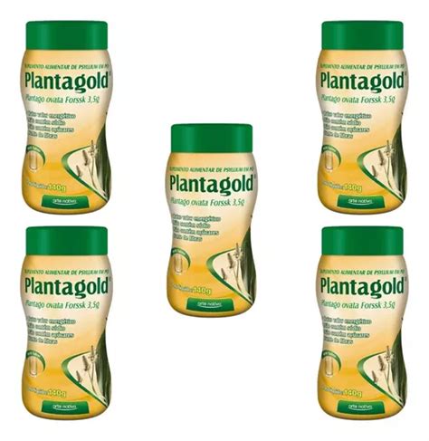 Planta Gold Plantago Ovata Rico Em Fibras Sem Sabor X G Entrega Gr Tis