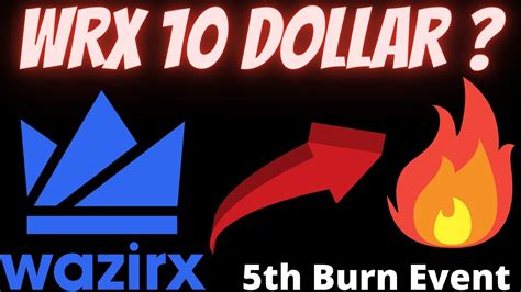 Wrx Coin Price Prediction Wrx Dollar Wazirx Burn Event July