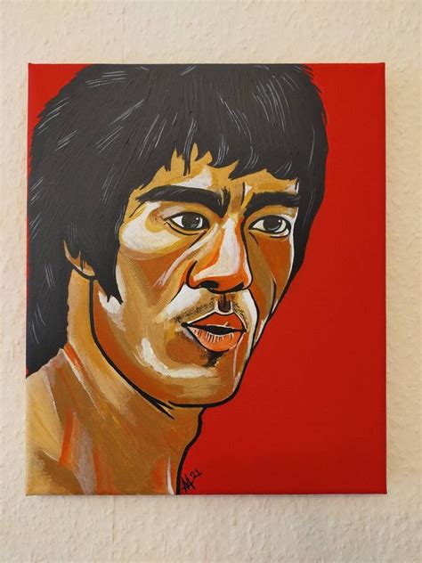 Bruce Lee Pop Art Print Etsy Uk