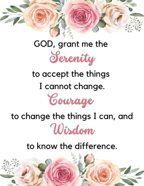 Serenity Prayer Free Pdf Printable Long And Short Versions