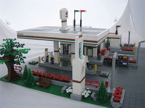 Octan Gas Station With Images Lego Creations Lego Construction