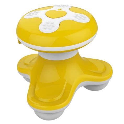 Jaune Mini Masseur Lectrique Vibrant Portatif Pour Le Cou Outil De