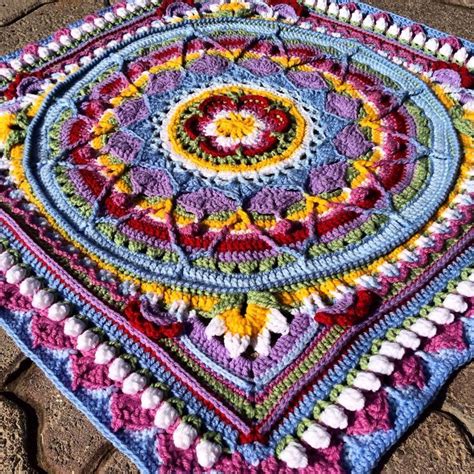 Mandala Throw Crochet Pattern