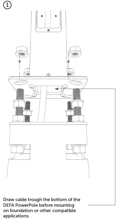 Defa 715009 Power Pole Instruction Manual