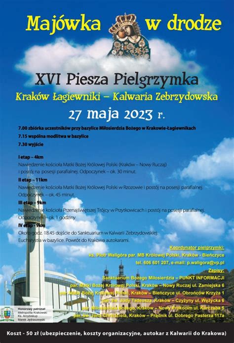 XVI Piesza Pielgrzymka z Łagiewnik do Kalwarii Zebrzydowskiej