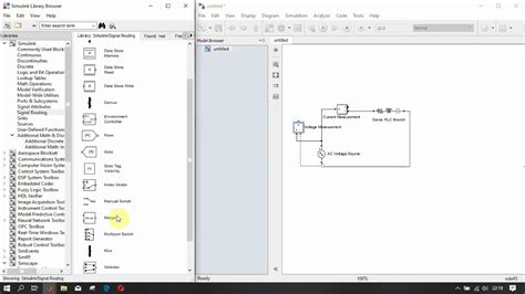 Simulation Of Series Resonance Circuit In Matlab Simulink Youtube