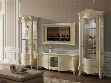 Ginevra Tv Stand By Mobilpiu Classic Wall Unit Mig Furniture