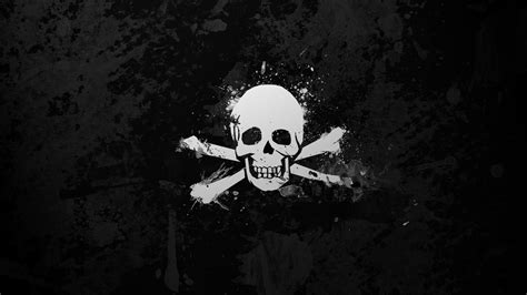 Skull Black and White, HD Artist, 4k Wallpapers, Images, Backgrounds ...