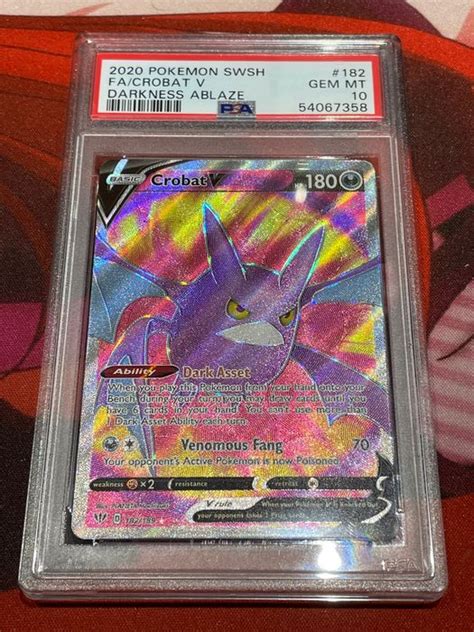 The Pokémon Company Pokémon Graded Card Psa 10 Crobat V Catawiki