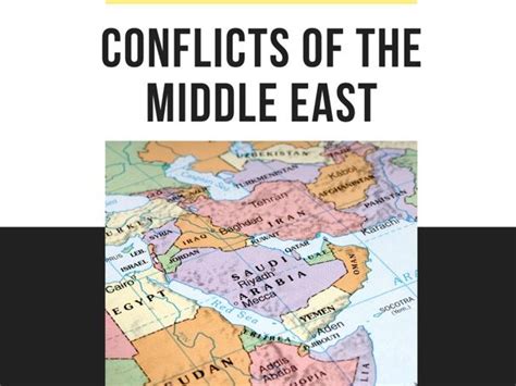 Conflicts Of The Middle East Teaching Resources