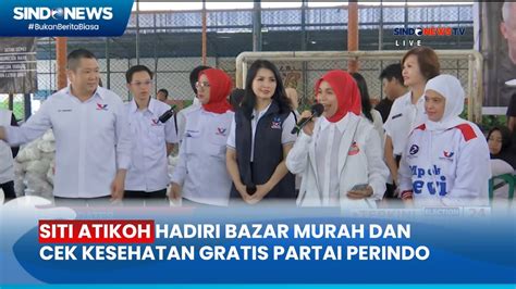 Bersama Liliana Dan Hary Tanoe Siti Atikoh Hadiri Bazar Murah Dan Cek