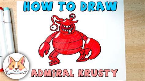 How To Draw ADMIRAL KRUSTY Garten Of Banban YouTube