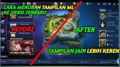 CARA MERUBAH TAMPILAN ML MENJADI VERSI TERBARU 2 0 Mobile Legends