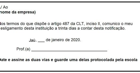 Aprender Sobre Imagem Carta Modelo De Pedido De Demiss O Br