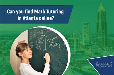 Can You Find Math Tutoring In Atlanta Online
