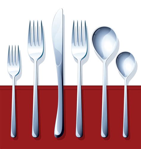 Silverware Vector Royalty Free Stock Image Storyblocks