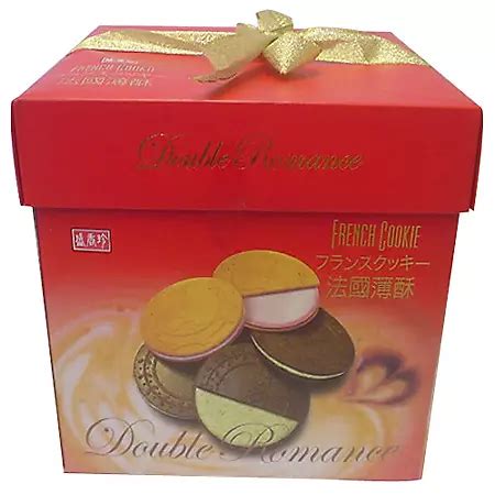 Double Romance French Cookie Gift Box - Strawberry and Vienna Coffee - Sam's Club