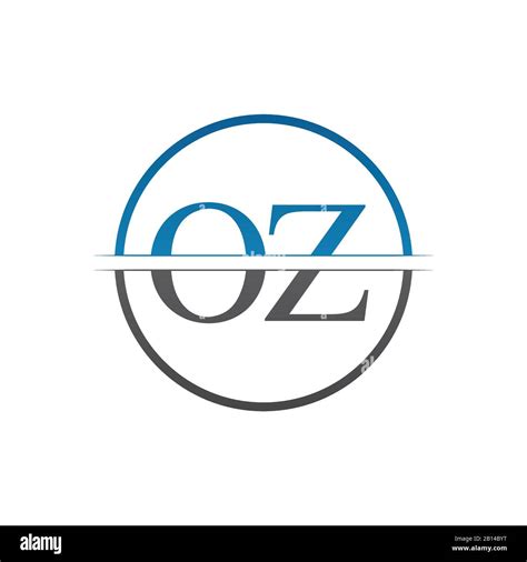 Initial Monogram Letter Oz Logo Design Vector Template Oz Letter Logo