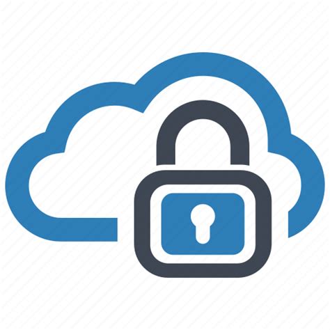 Cloud Data Security Icon