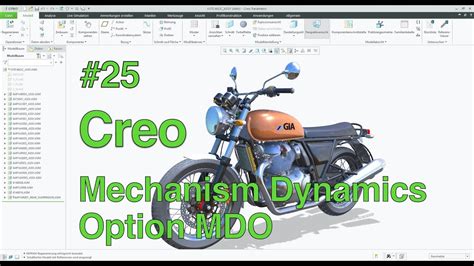 Creo Parametric Mechanism Dynamics Option MDO YouTube