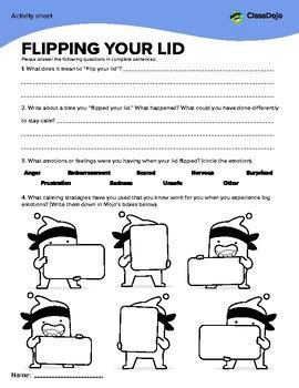 Flipping Your Lid by ClassDojo | TPT