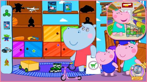 Hippo Supermarket Shopping Games For Kids 4 Games For Kids