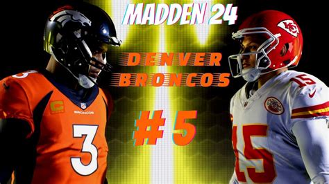 Madden 24 Denver Broncos Franchise EP 5 Can We End The Streak YouTube