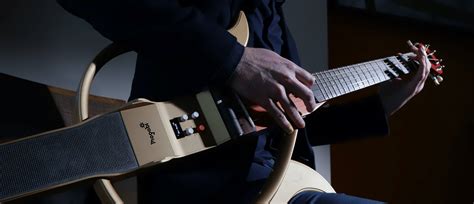 Folding Travel Guitar Rocks Onboard Recording Built In Speaker And