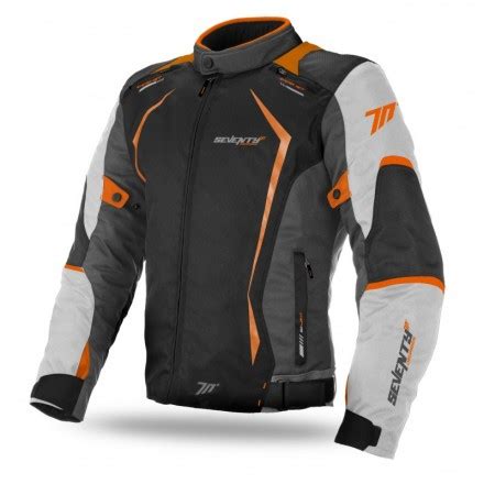 CHAQUETA MOTO SEVENTY SD JR47 INVIERNO RACING GRIS SEVENTY