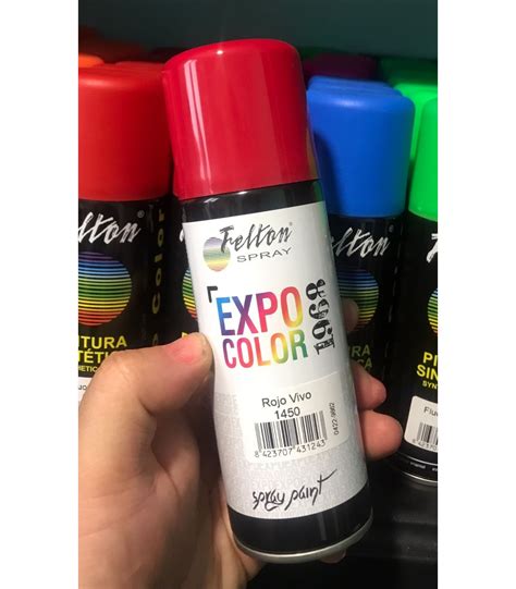 Pintura Spray Felton 200ml Rojo Vivo