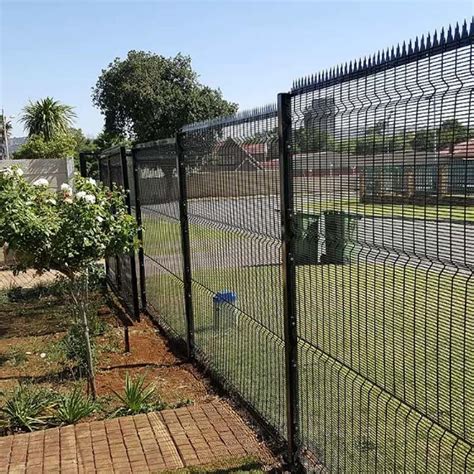 Galvanized Welded Wire Mesh High Security 358 Anti Climb Security Fence For Airport Prison