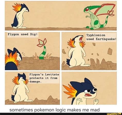 Flygon Used Dig Typhlosion Used Earthquake Flygons Levitate Protects